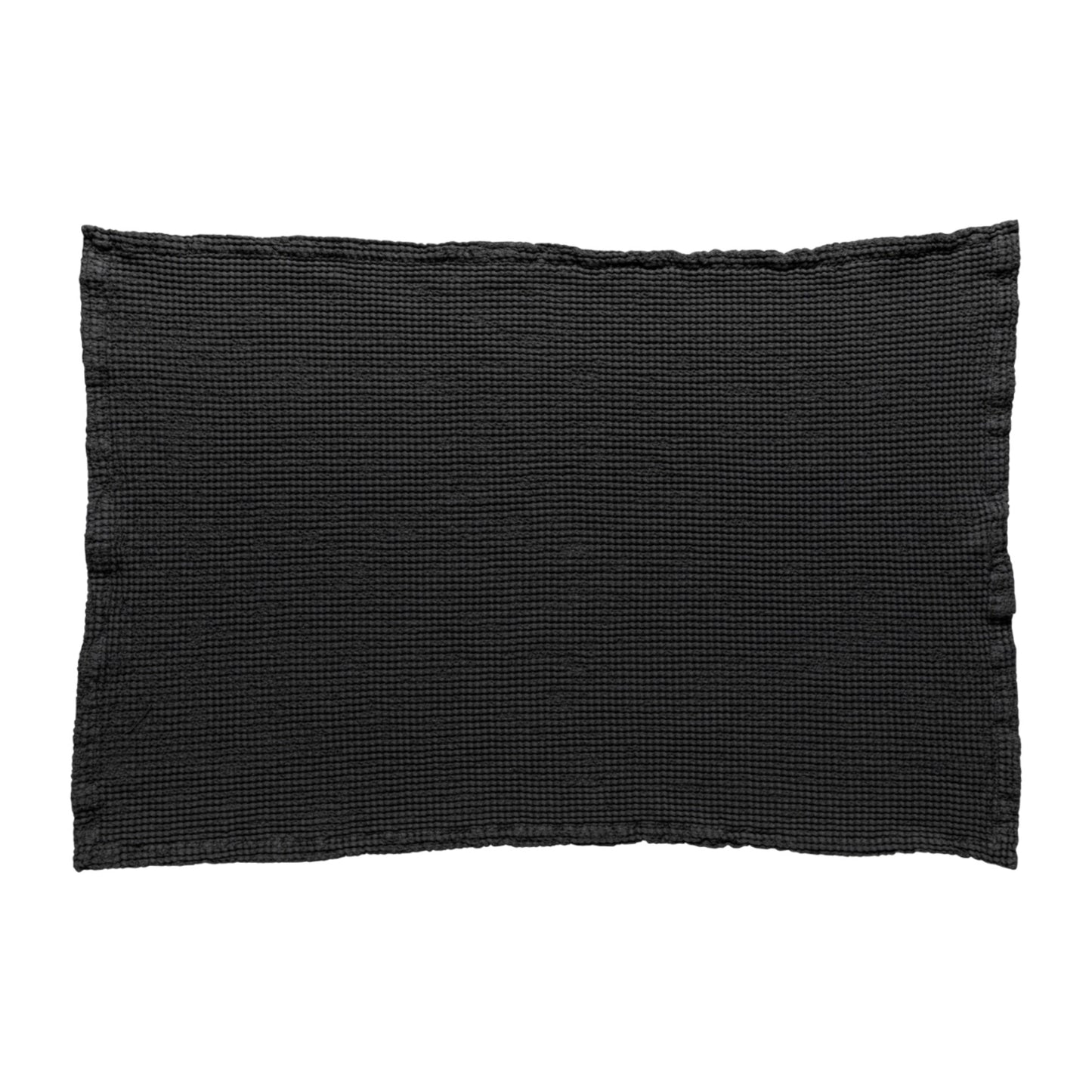 Kitchen Towel Micro Waffle Lido Black - 27.5" x 19.75" - Set of 4