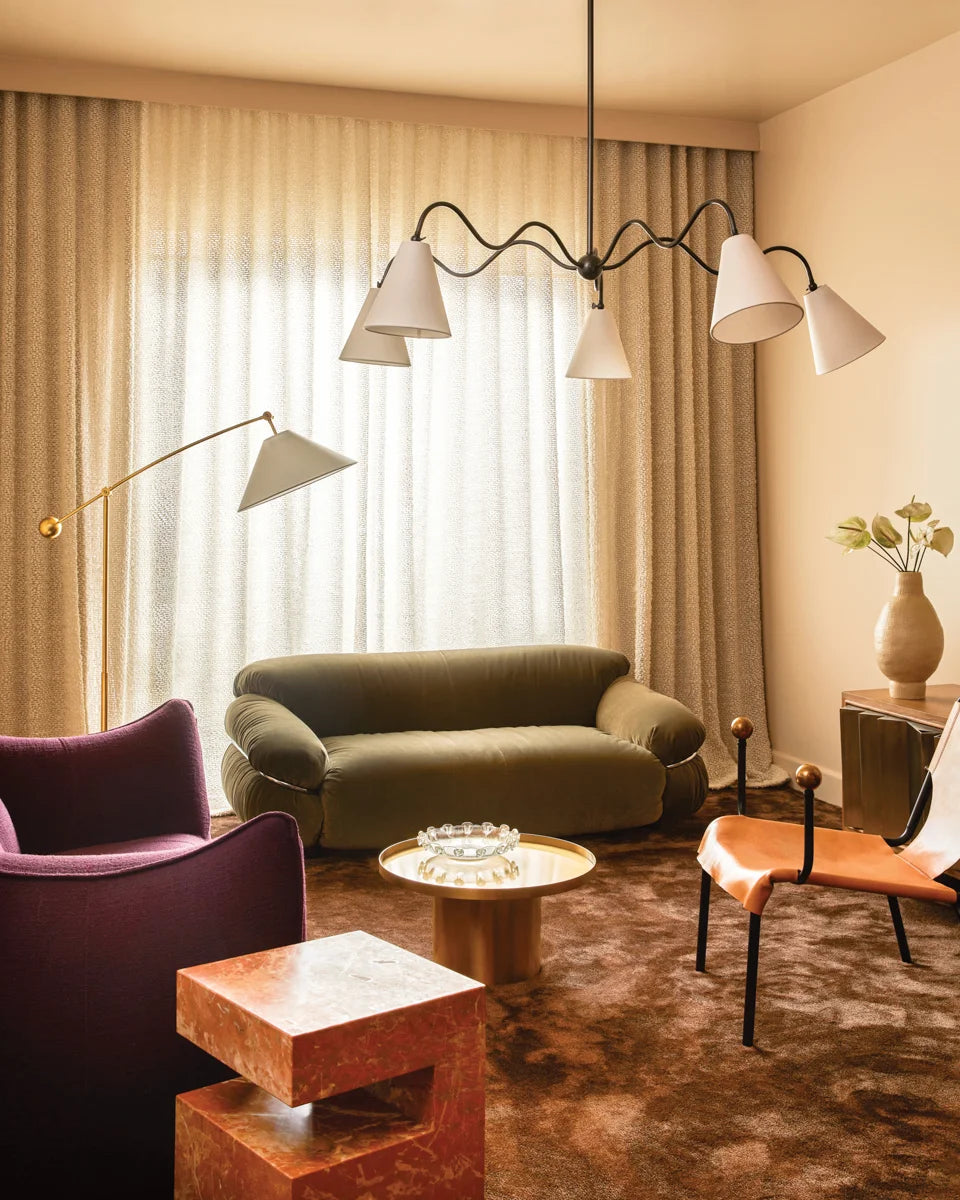 Byrd Brass Floor Lamp