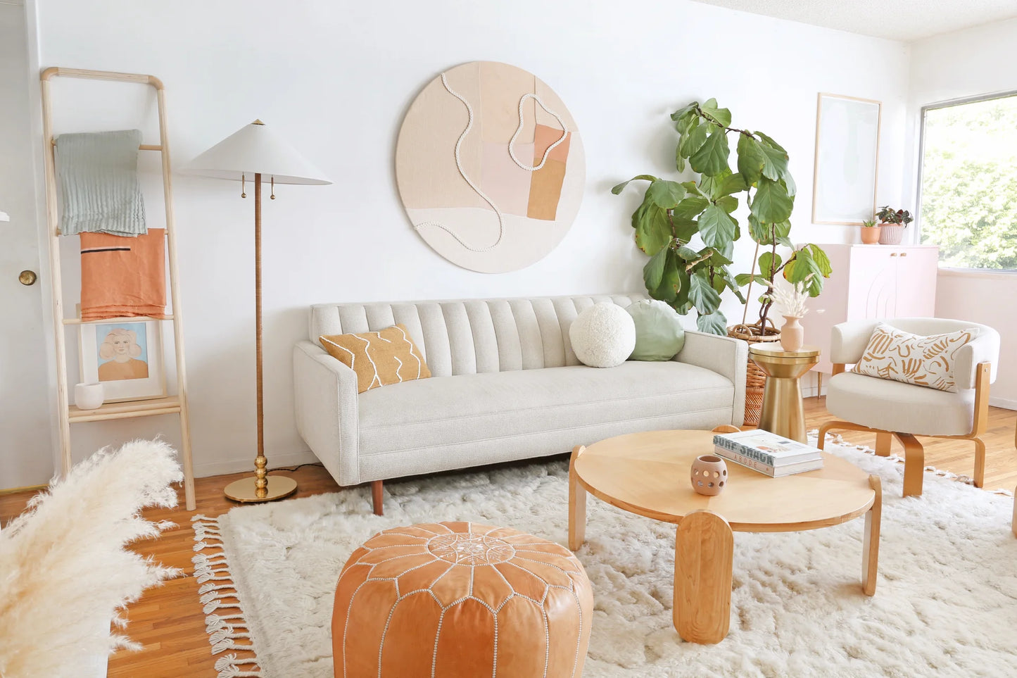 Faye Brass Floor Lamp