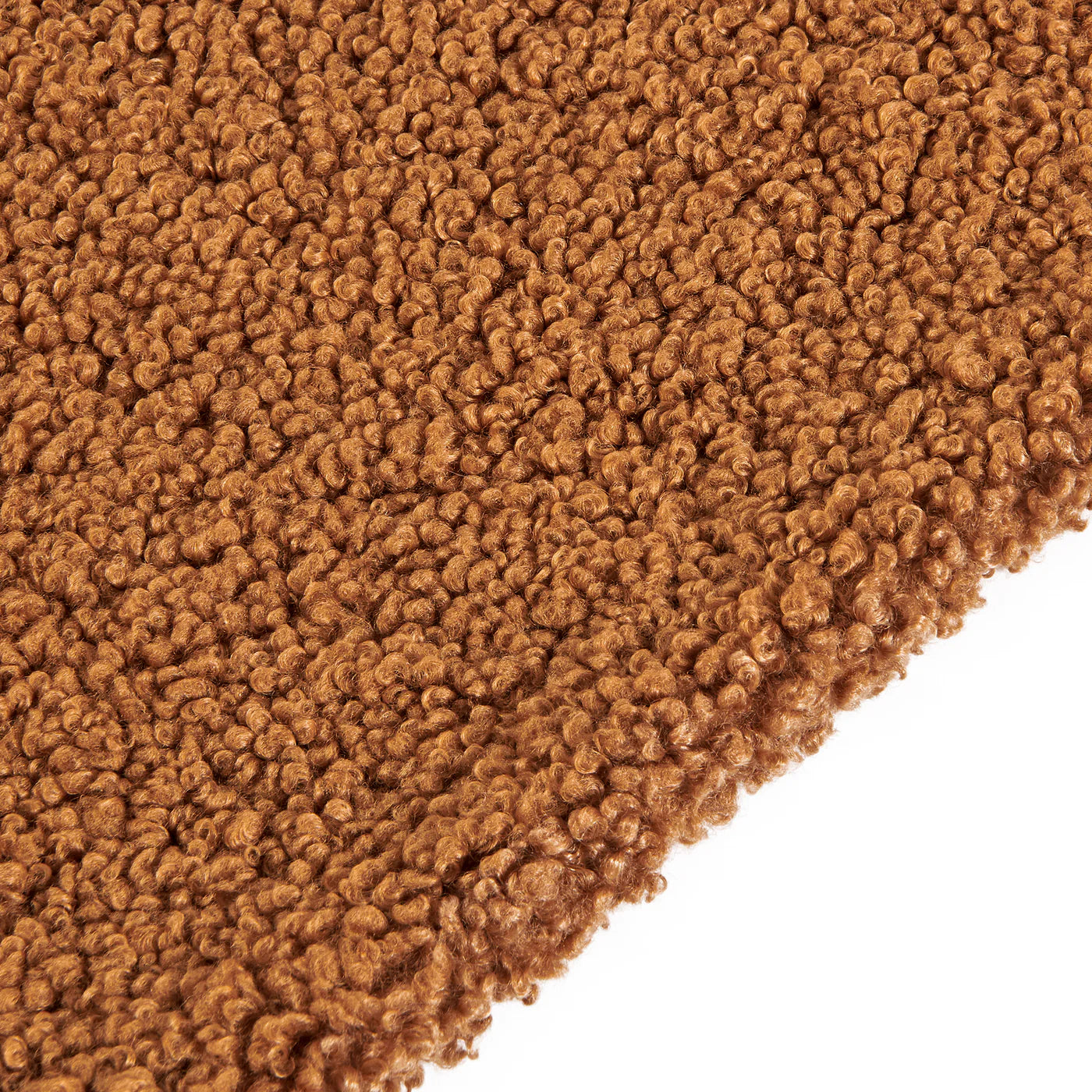 Teddy Bear Boucle Throw Terracotta