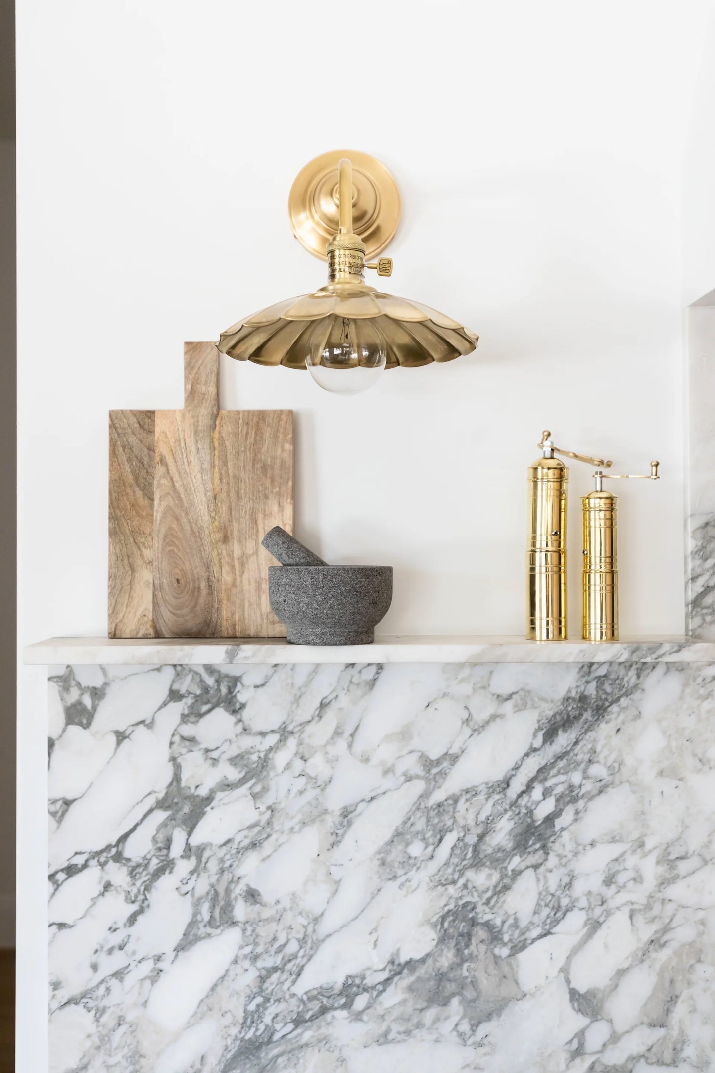 Farah Vintage Brass Wall Sconce