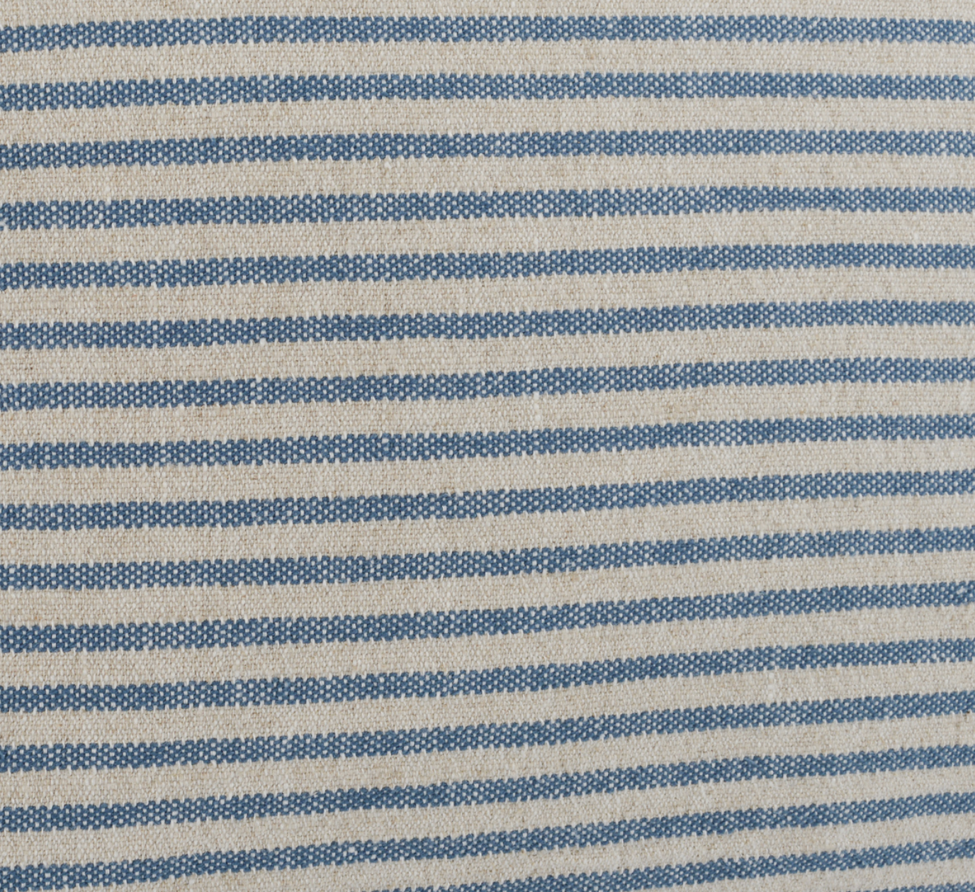 The Casa Laguna Blue Striped Linen Pillow - Set of Two