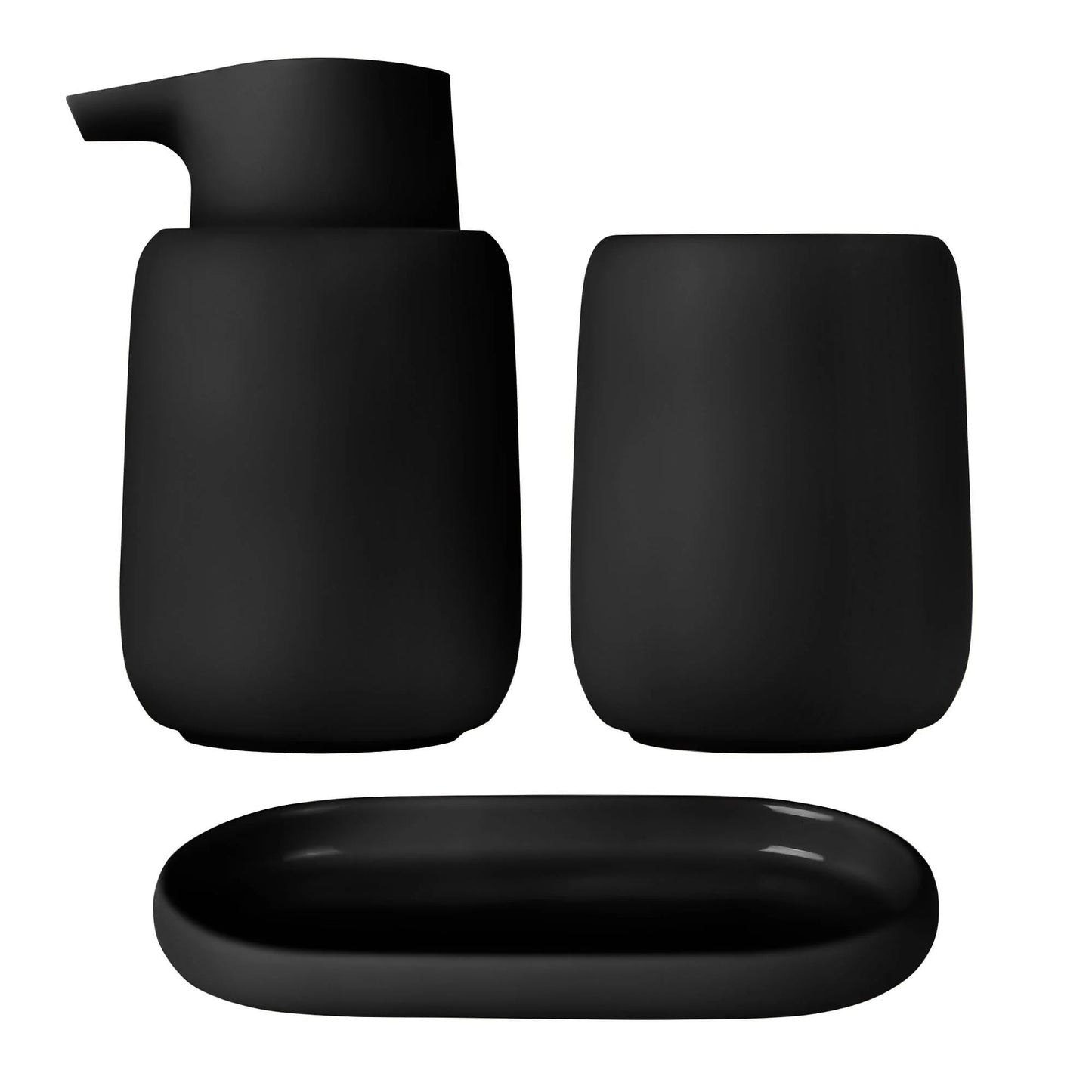 SONO Bathroom Accessory Set - BLACK