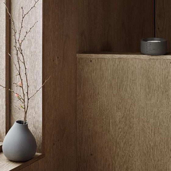 NONA Porcelain Vase - Pewter