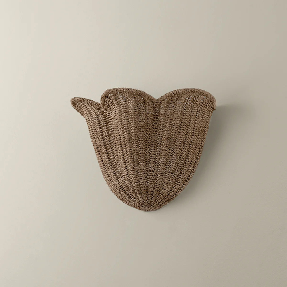 Abigail Scallop Woven Wall Sconce