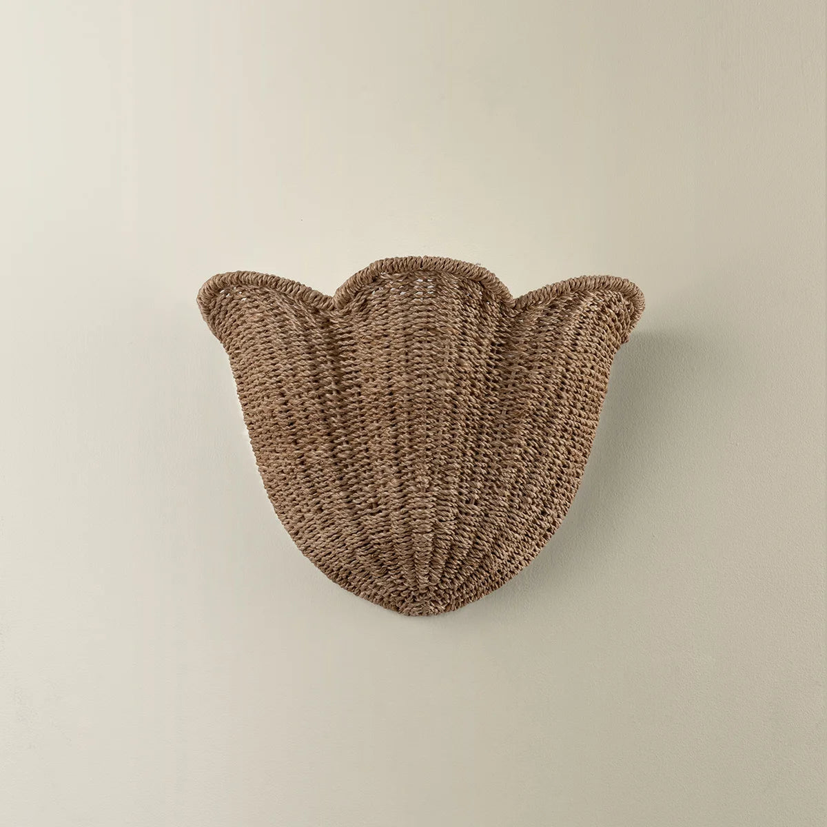 Abigail Scallop Woven Wall Sconce