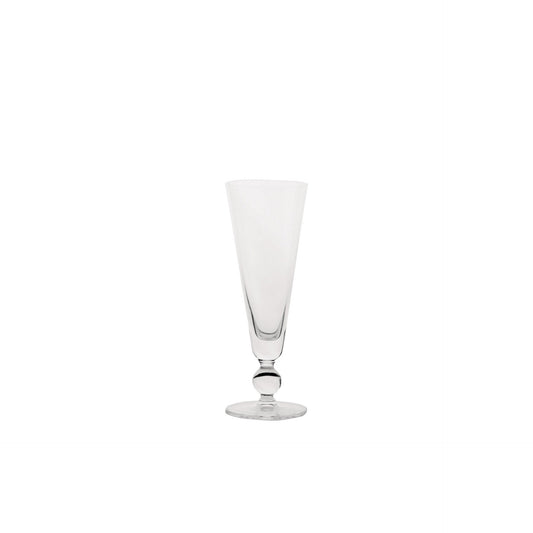 Handmade Crystalline Flutes Glasses - Set 6