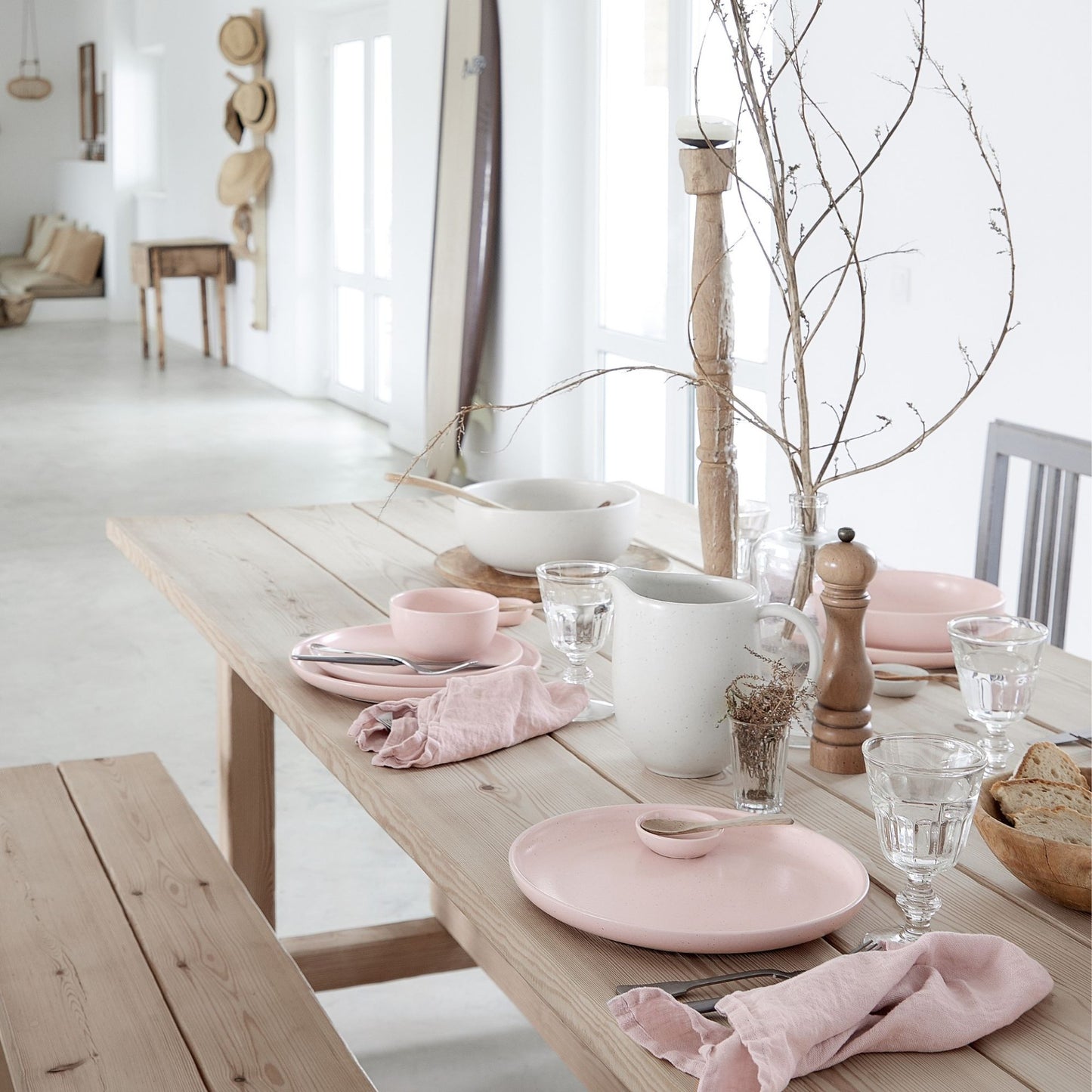 Pacifica Costa Nova Dinner Plate Blush - Set of 4