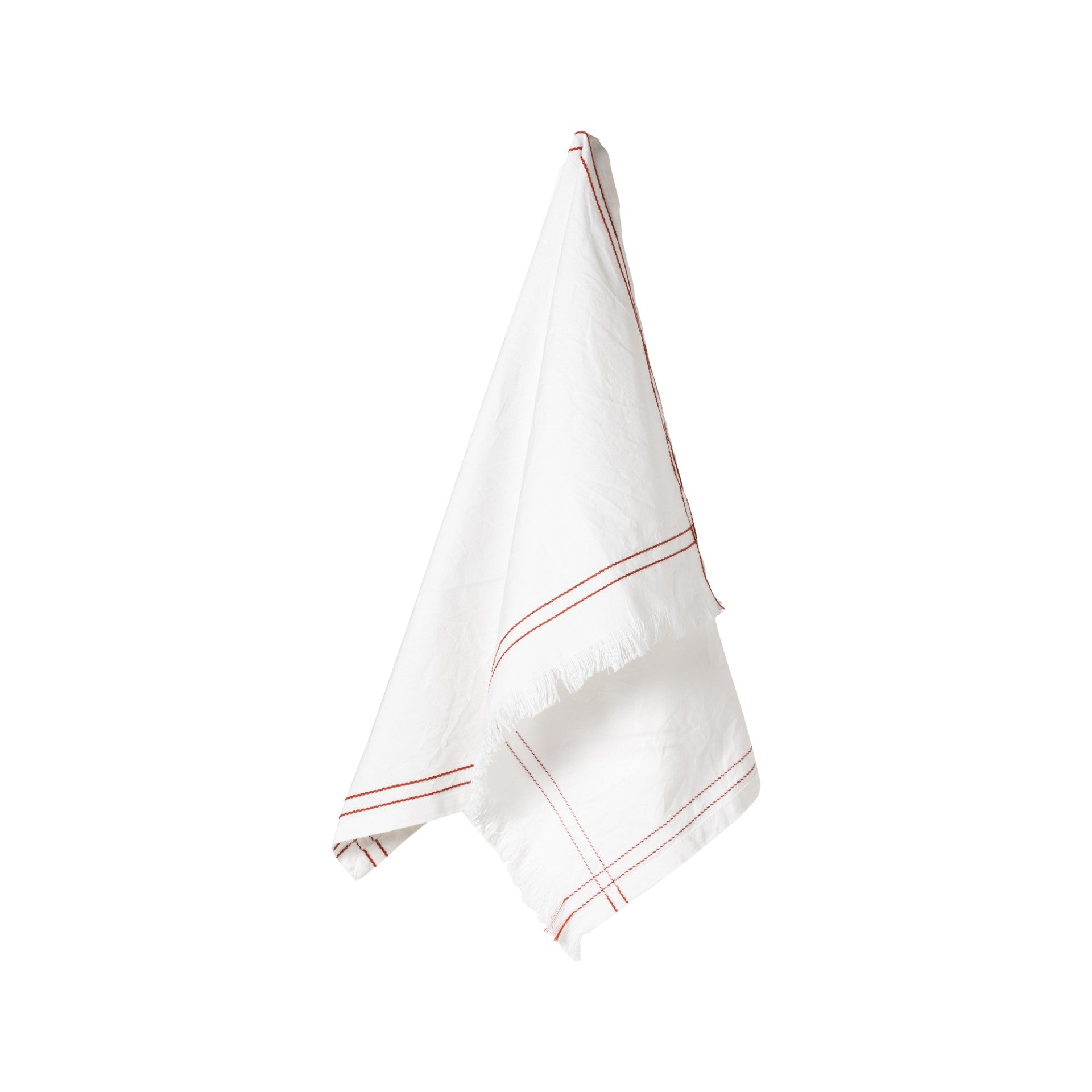 Kitchen Towel Embroidered 100% Cotton Cinnamon 27.5 x 19.75 Set 4
