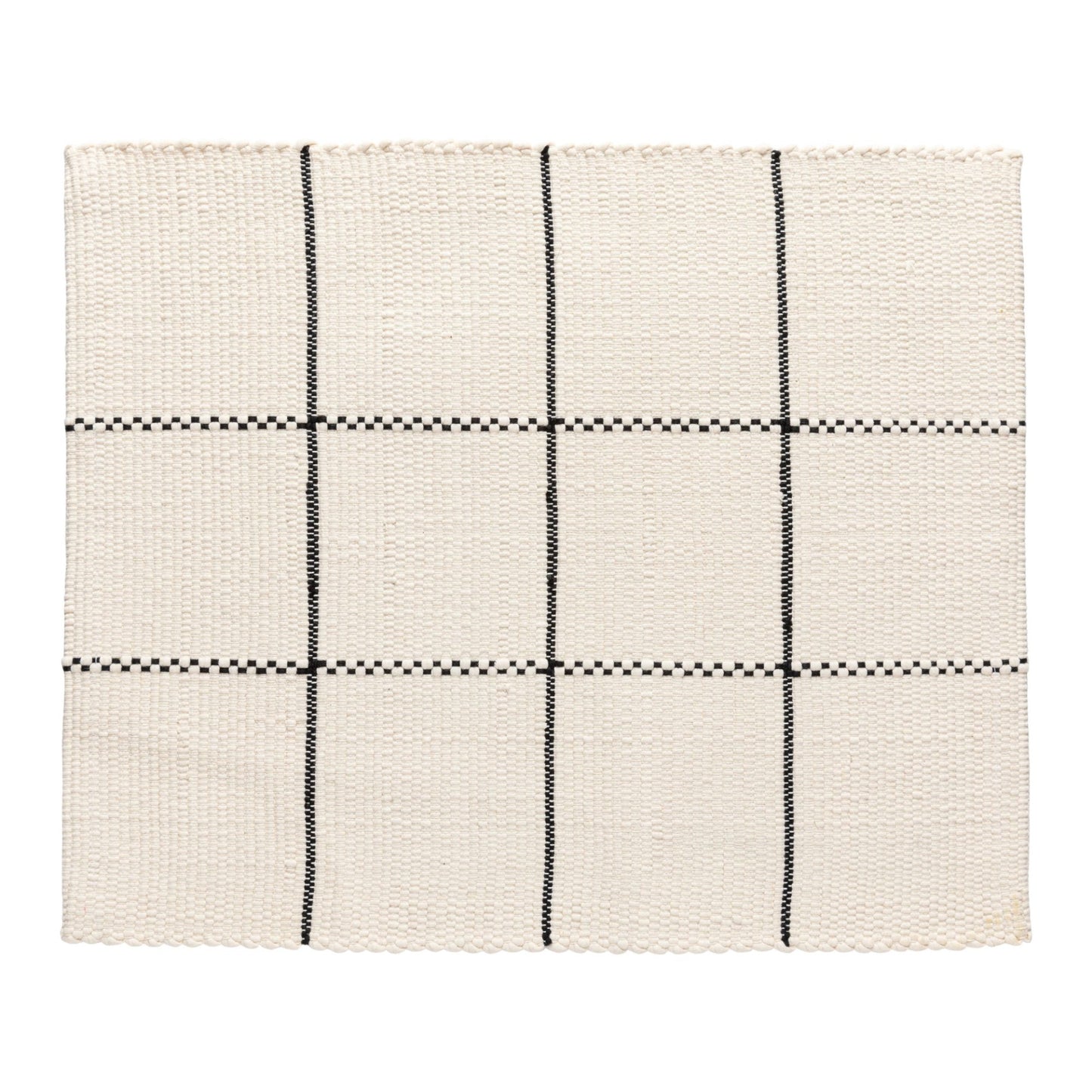 Joana Costa Nova Placemat 100% Recycled Cotton Black and White - Set of 4