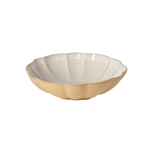 Scalloped Marrakesh Costa Nova Soup/ Pasta Bowl Sable Blanc - Set of 4