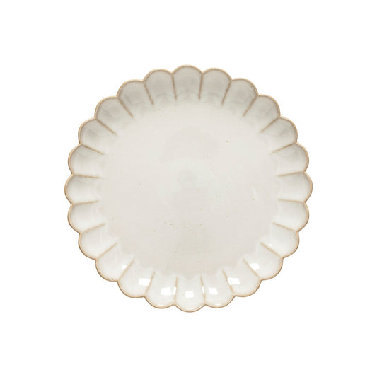 Scalloped Marrakesh Costa Nova Dinner Plate SableBlanc - Set of 4