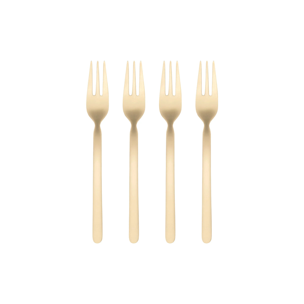 STELLA Cake Forks Set 4 PVD Coated Stainless Steel