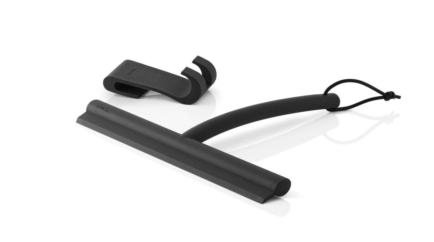 VIPO Shower Squeegee with Hanger - BLACK