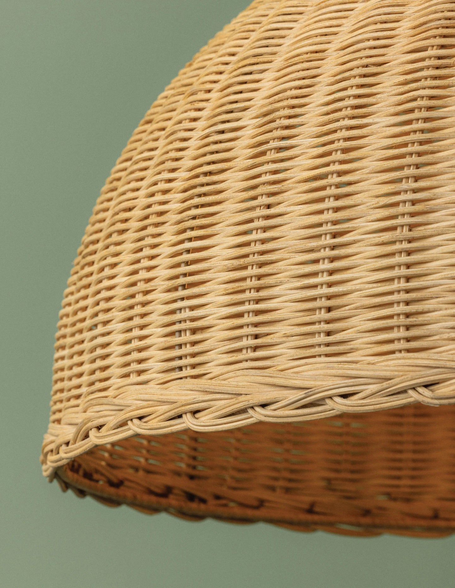 Jessica Candlelight Rattan Chandelier Large