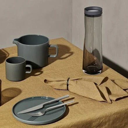 SPLASH Water Carafe Colored Glass 34 oz - Smoked Glass