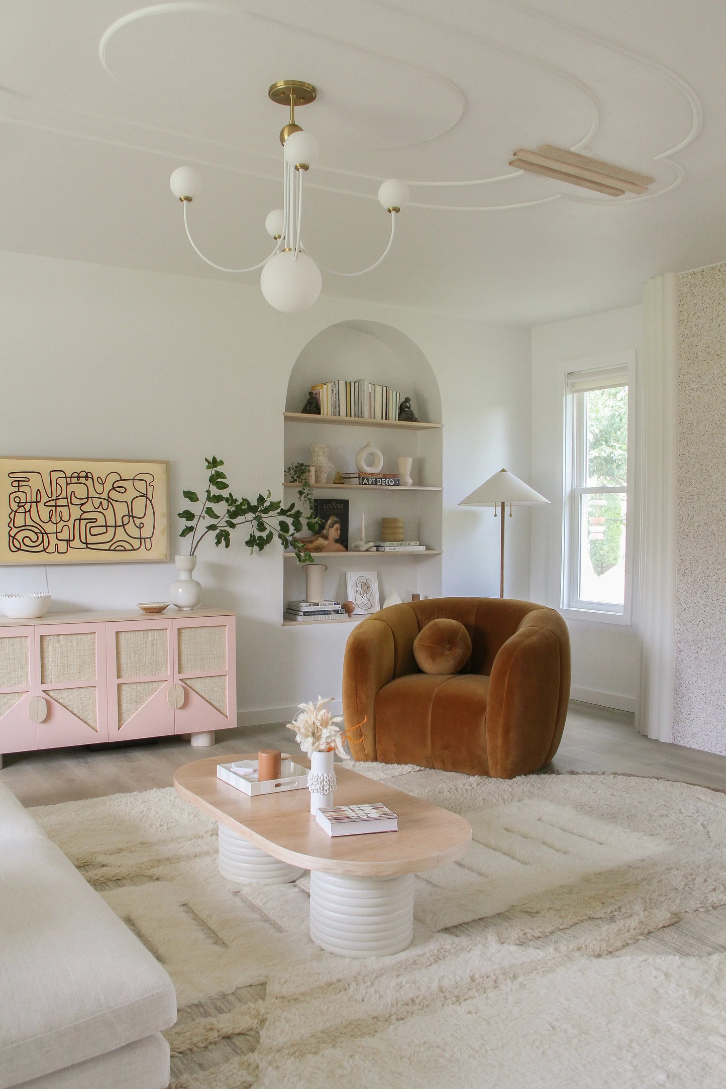 Faye Brass Floor Lamp