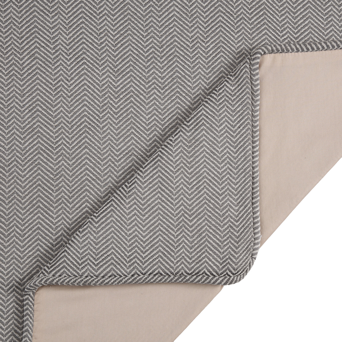 Stetson Chenille Herringbone Bedding Set Taupe