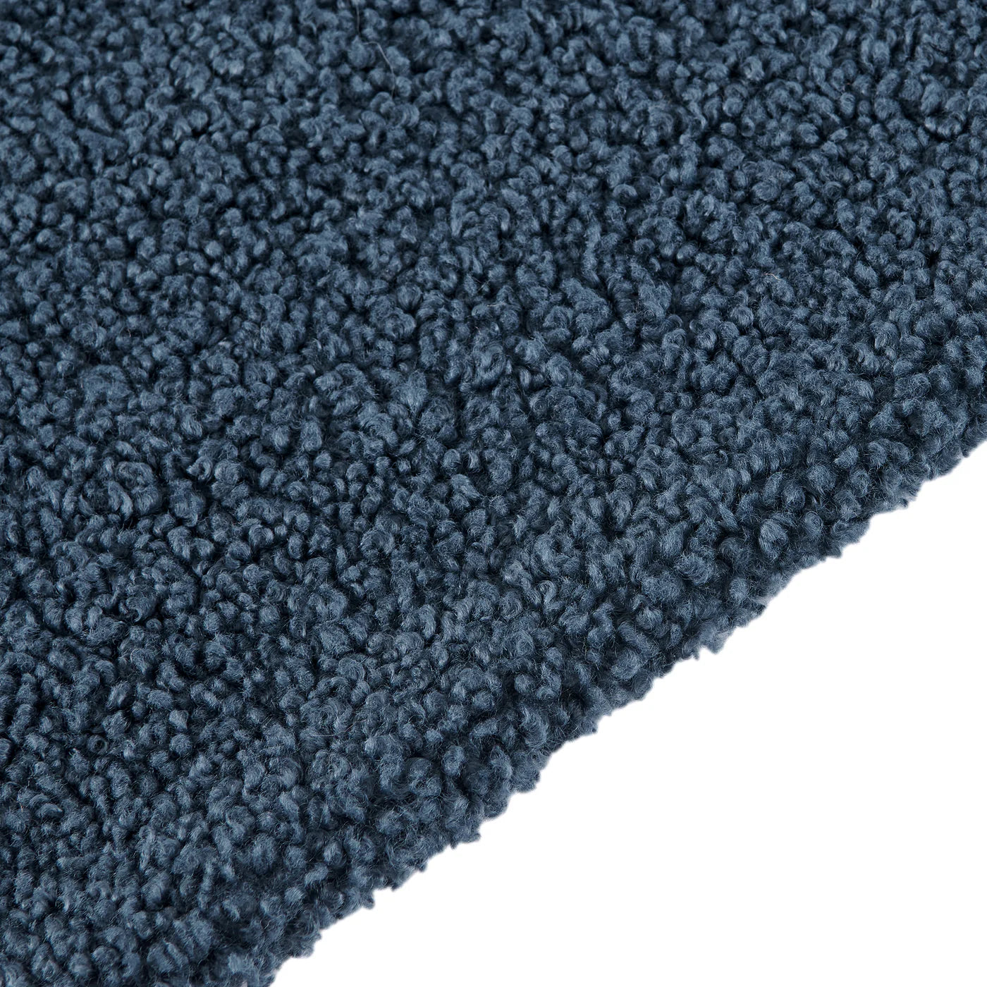 Teddy Bear Boucle Throw Navy