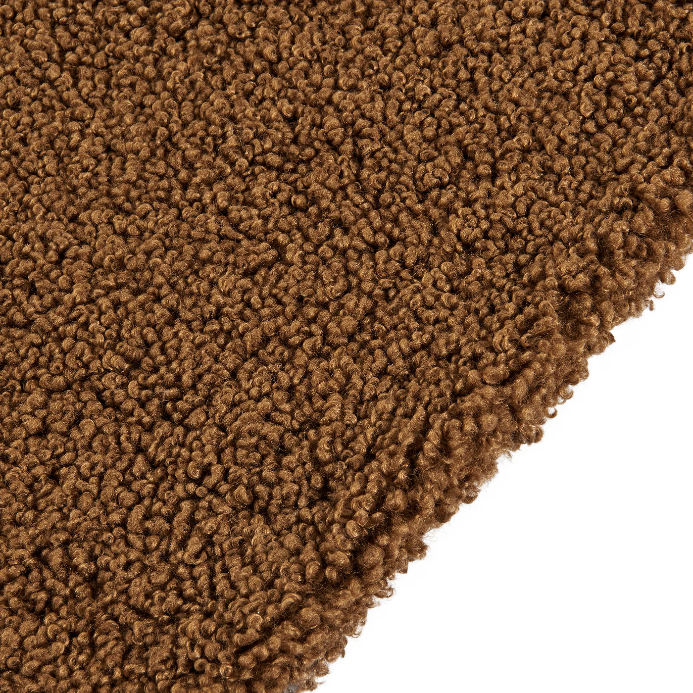 Teddy Bear Boucle Throw Brown