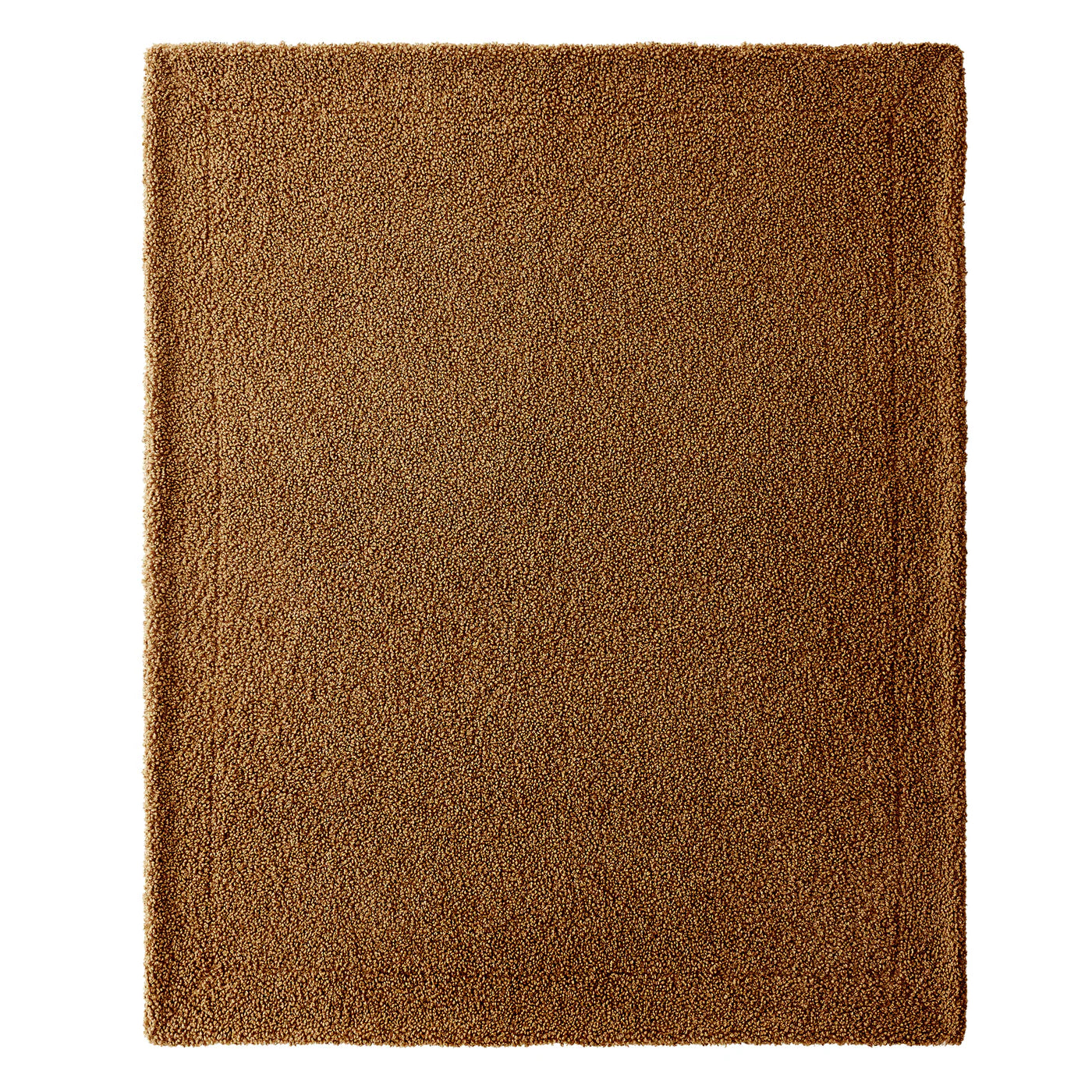 Teddy Bear Boucle Throw Brown