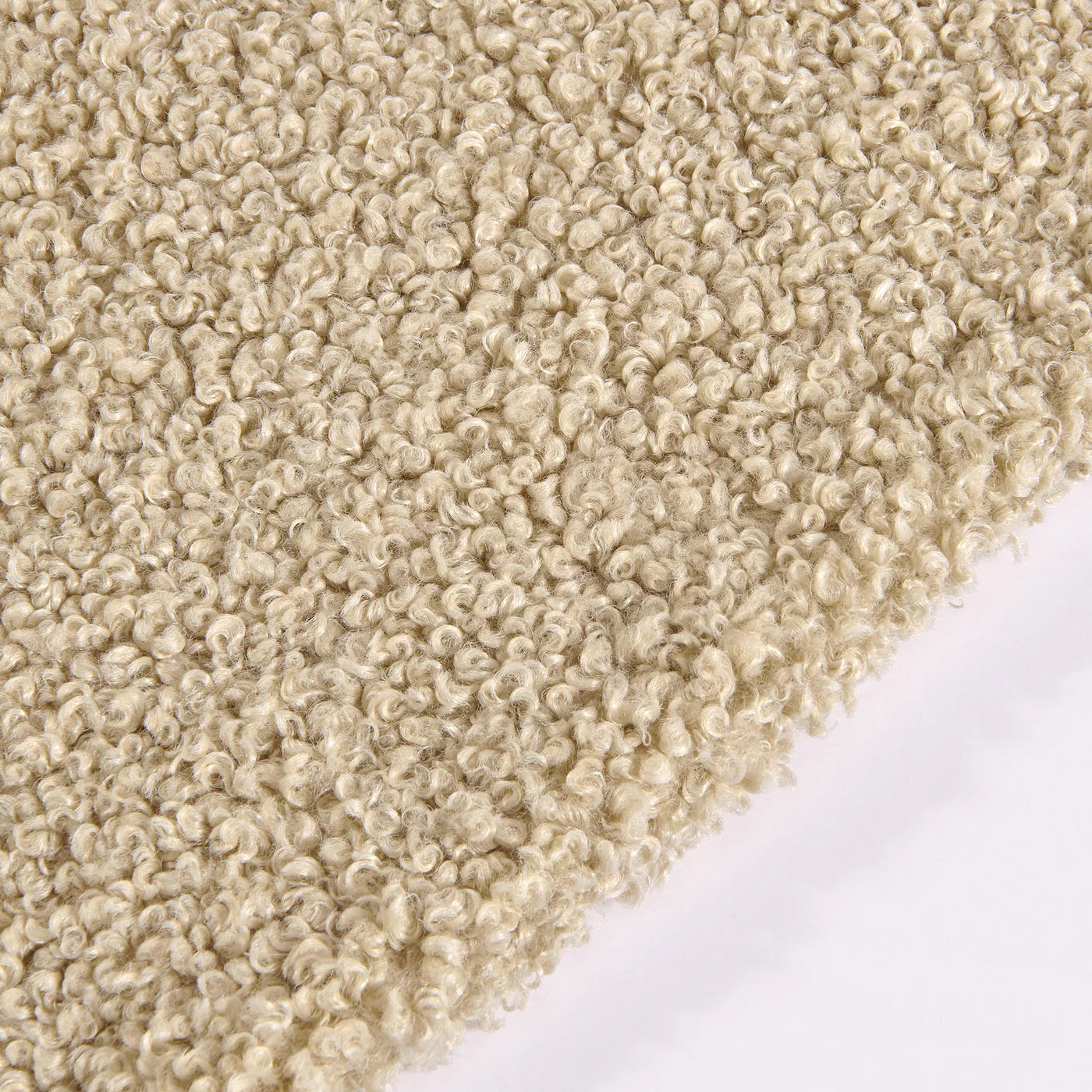 Teddy Bear Boucle Throw Cream