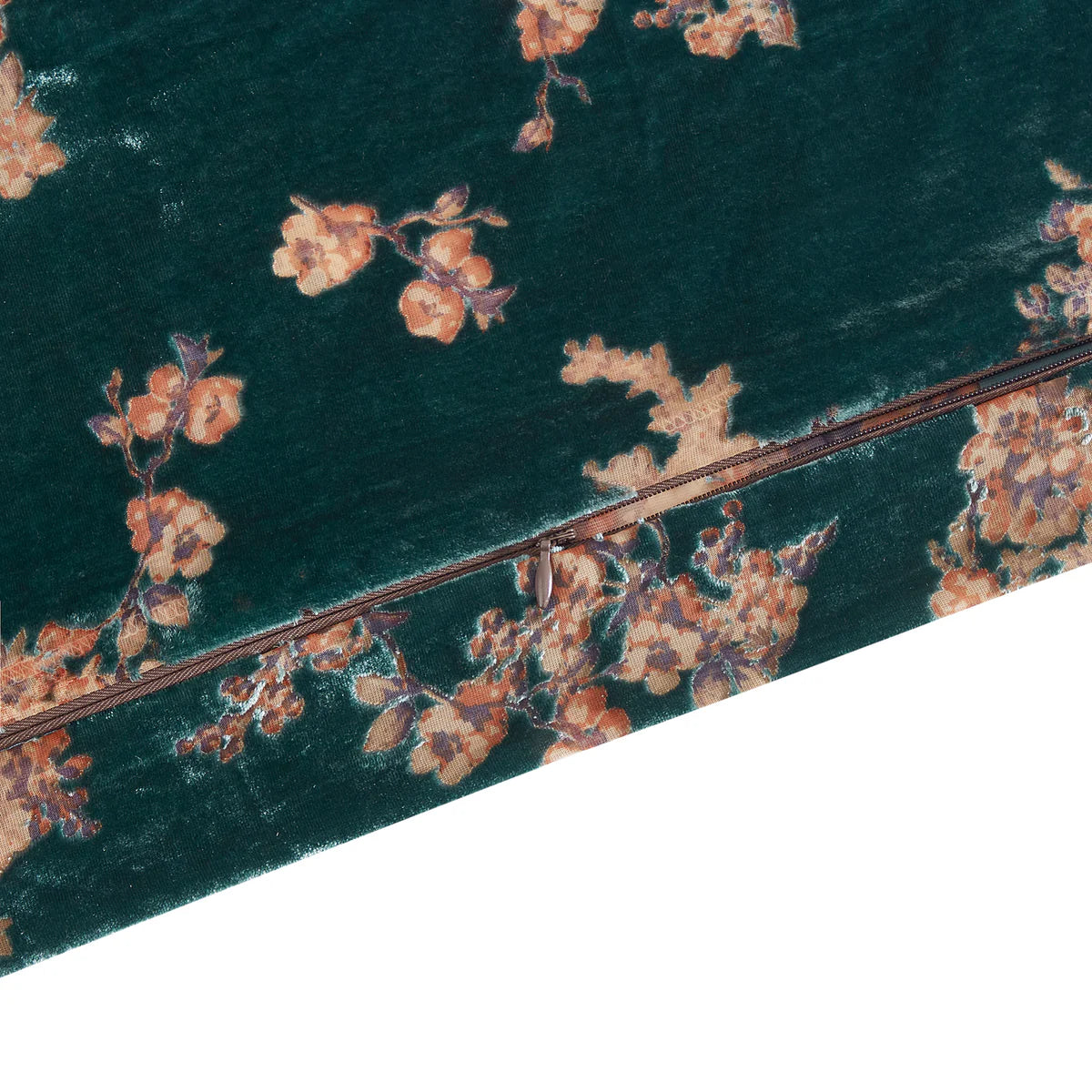 Josie Burnout Faux Silk Velvet Dutch Euro Pillow