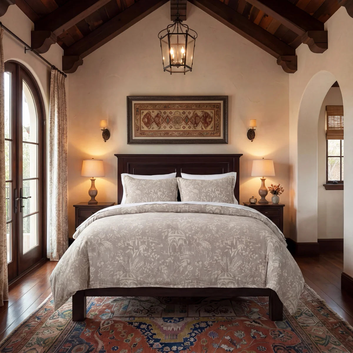 Gina Bedding Set Light Mocha