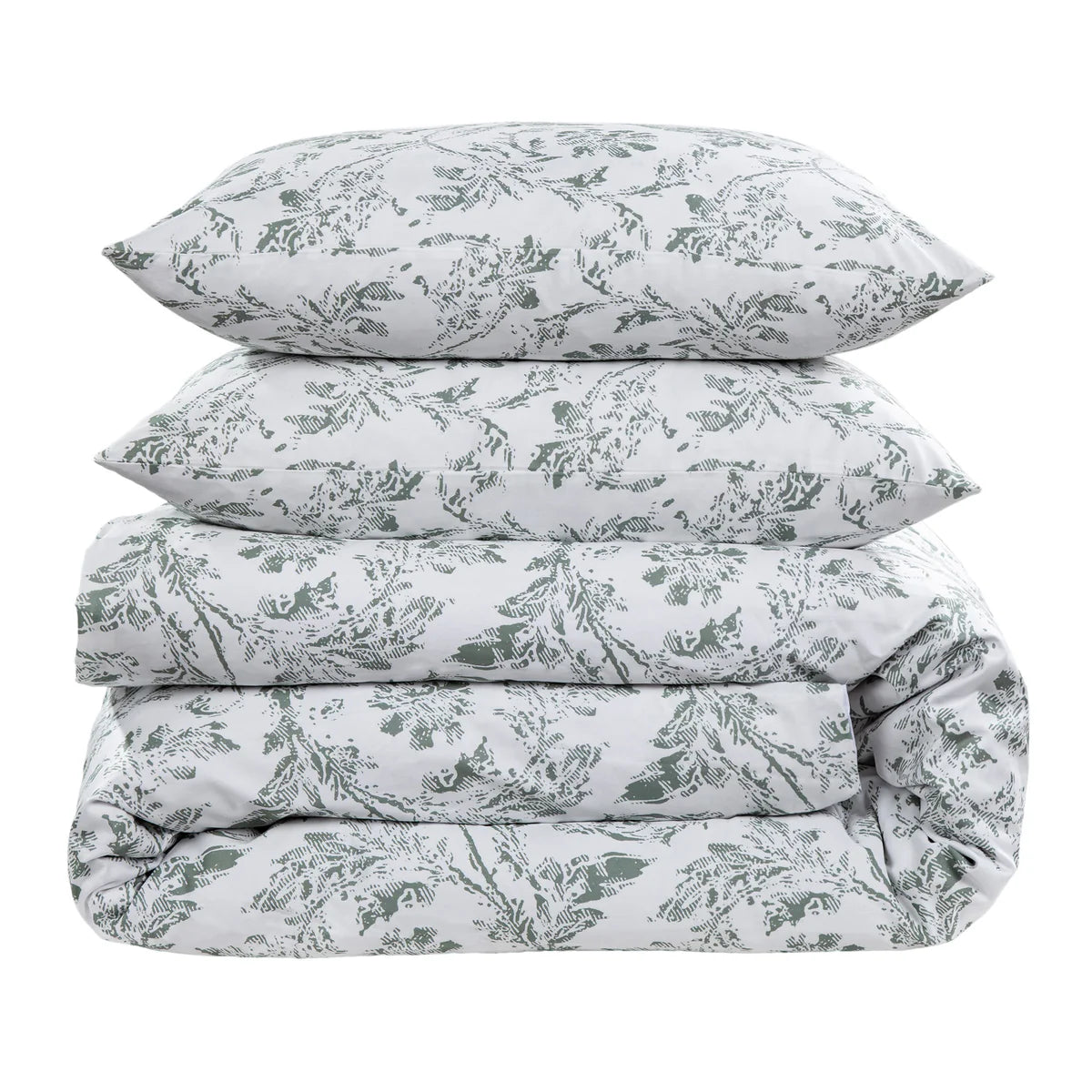 Sage Garden Printed Cotton Comforter Set