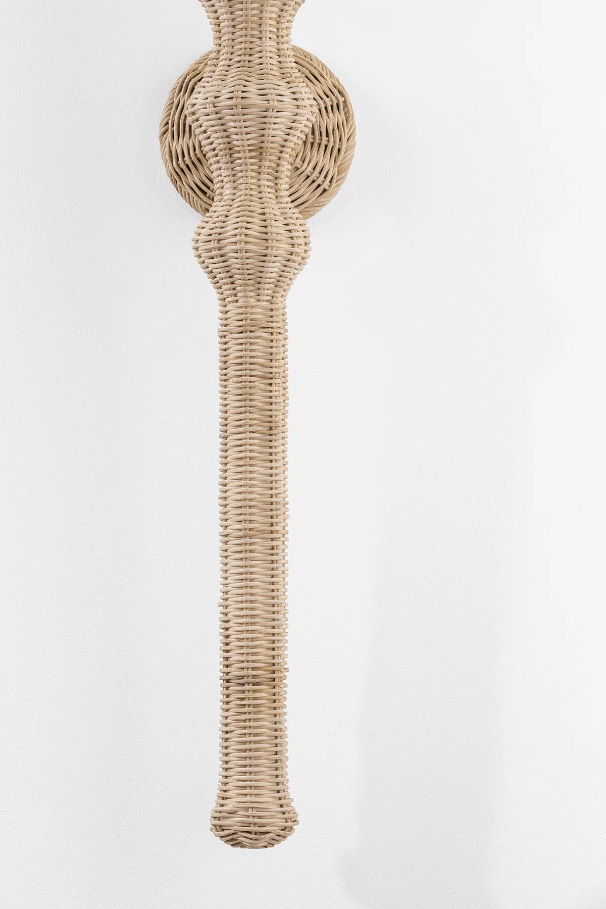 Marrakech Rattan Wicker Coastal Wall Sconce