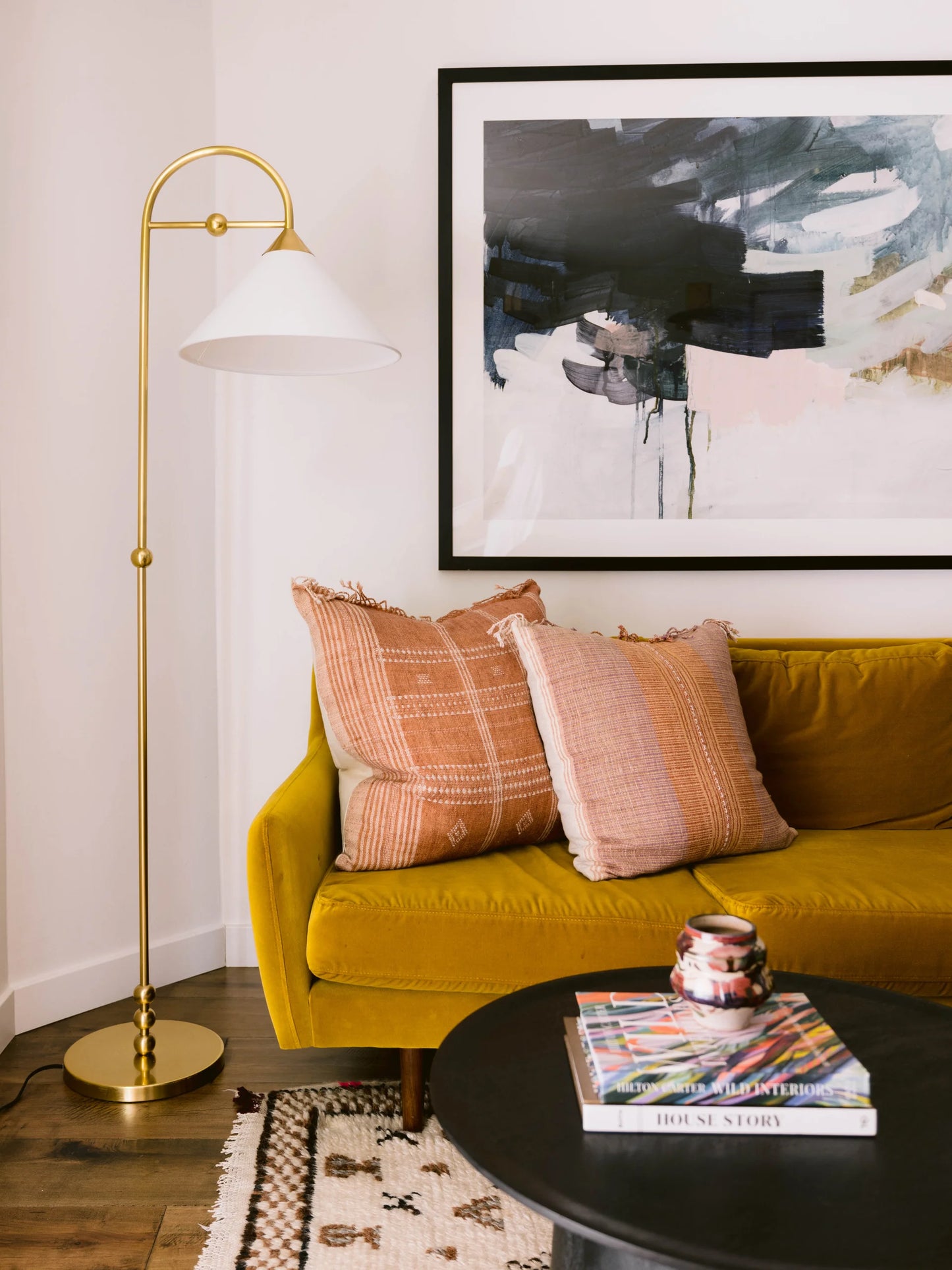 Sammy Brass Floor Lamp