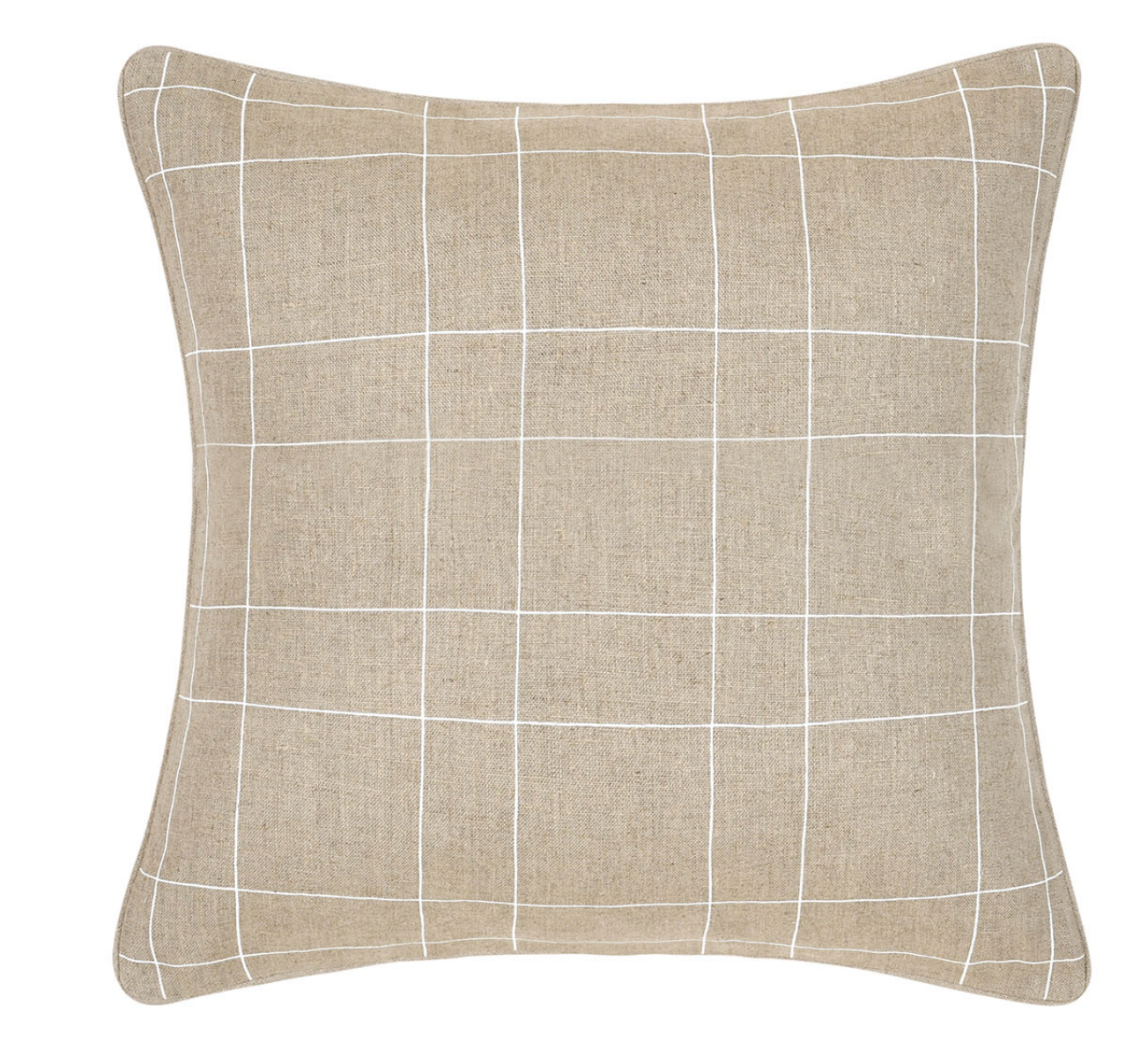 Luxury Line White Stripe Pillow - Set of Two