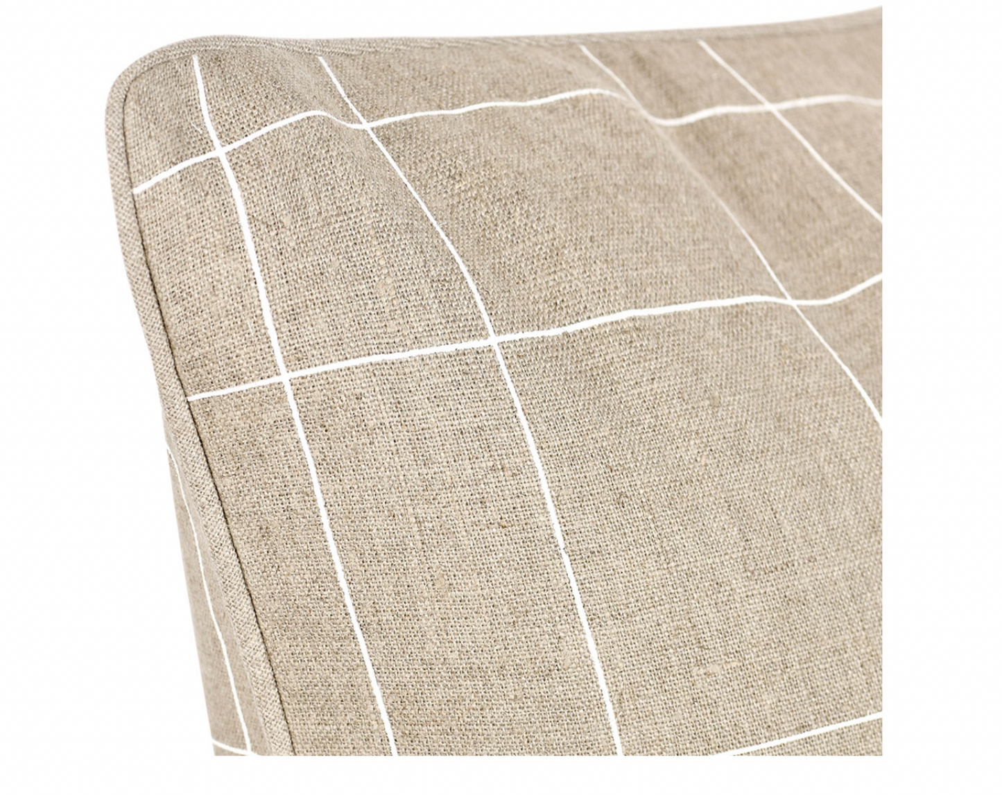 Luxury Line White Stripe Pillow - Set of Two