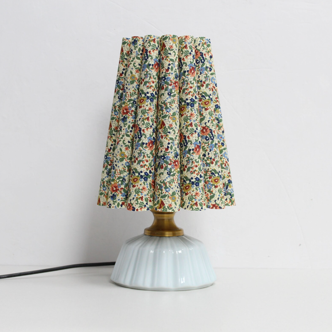 Sharla Floral Scallop Counter Lamp