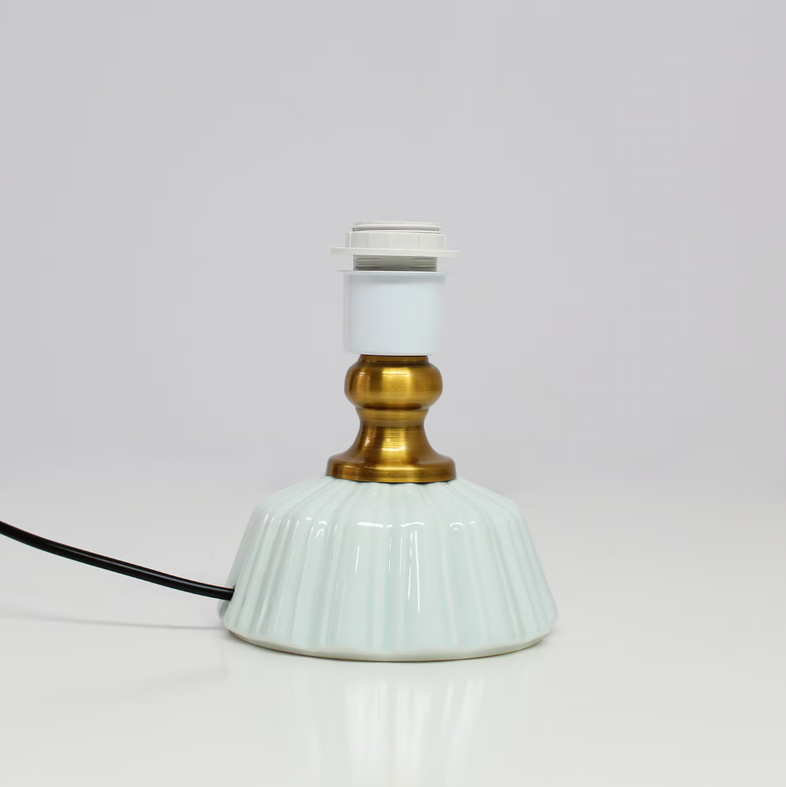 Sharla Floral Scallop Counter Lamp