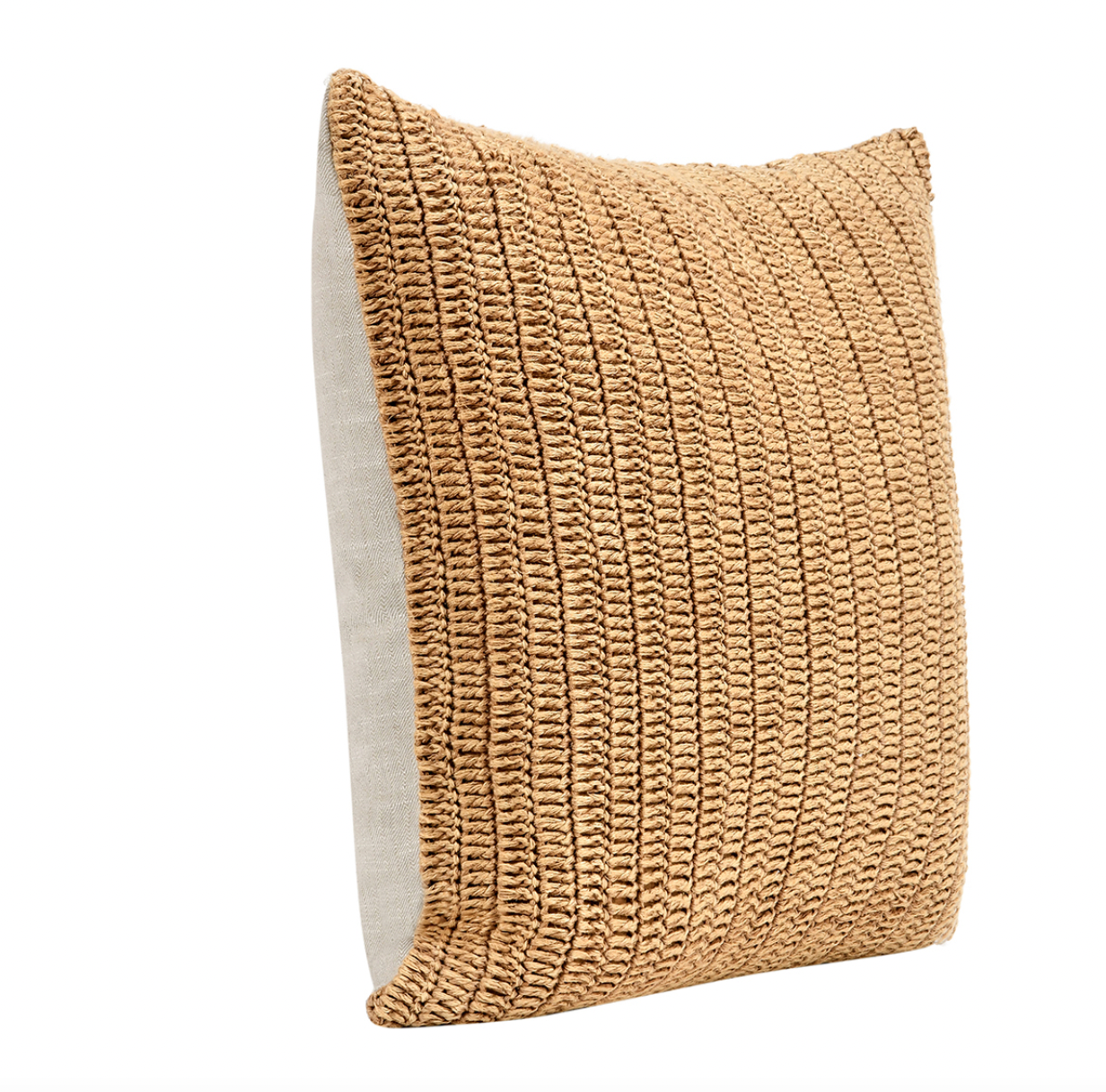 Driftwood Belgian Flax Linen Pillow Honey - Set of Two