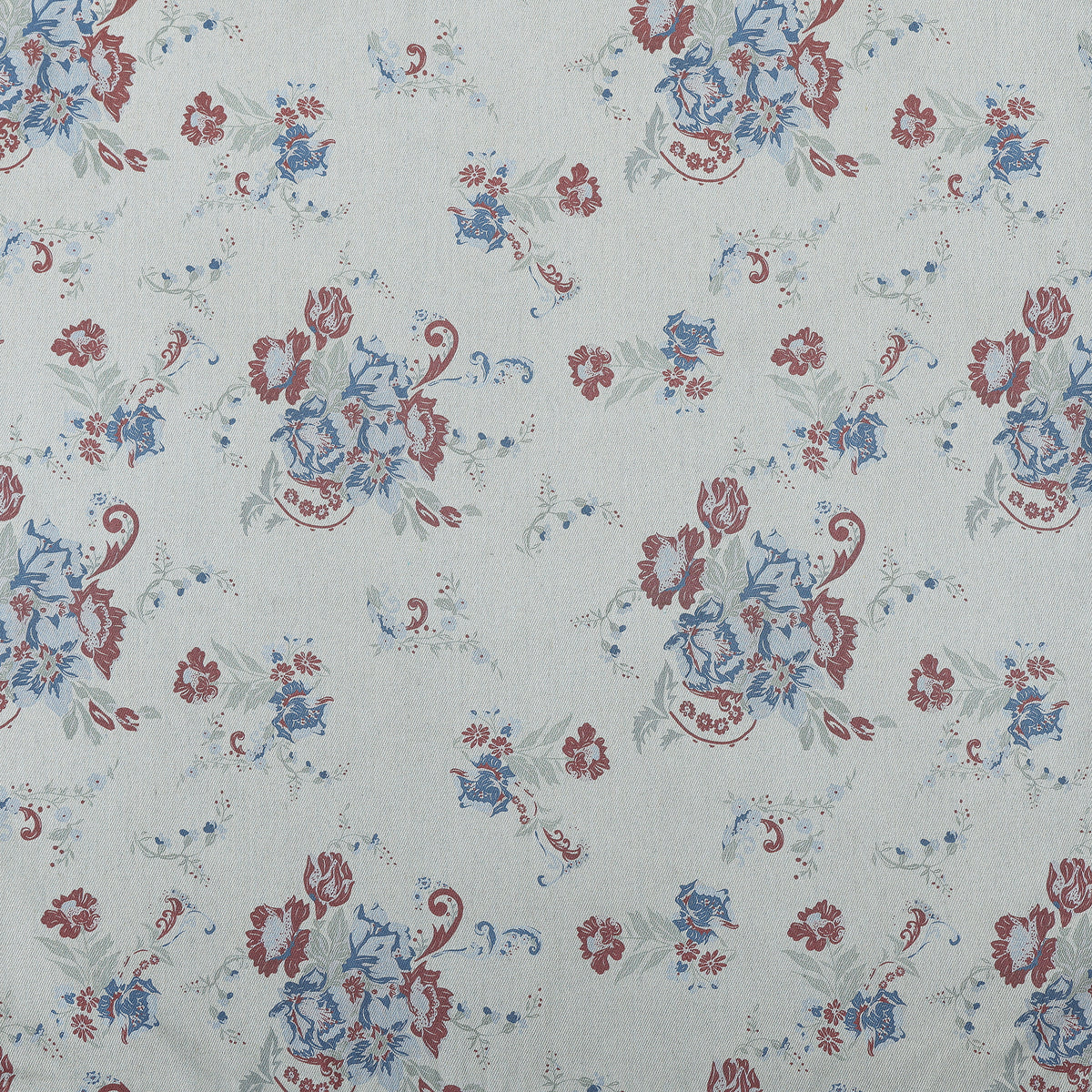 Rosalinda Floral Washed Denim Bedding Set