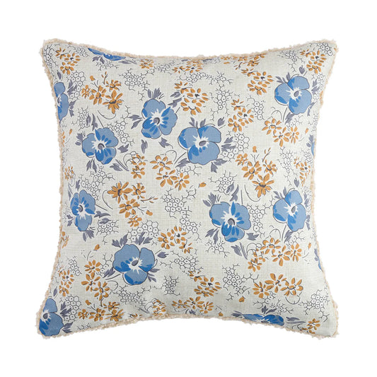 Nicole Floral Bouclé Backed Pillow, Set of 2