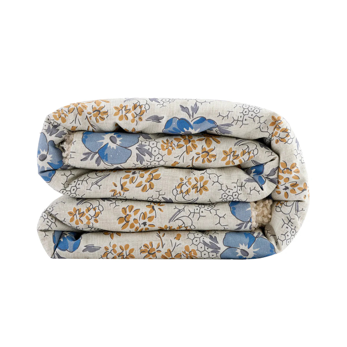 Nicole Floral Bouclé Backed Throw, Set of 2
